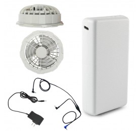 [Pin 20.000mAh] Bộ Phụ Kiện Chính Hãng Của Áo Điều Hoà KITO Pin Chạy 10-12 Tiếng, Sạc Đầy 7 Tiếng